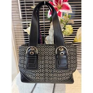 Coach Soho Mini Signature Tote Shoulder Bag F10927 (210